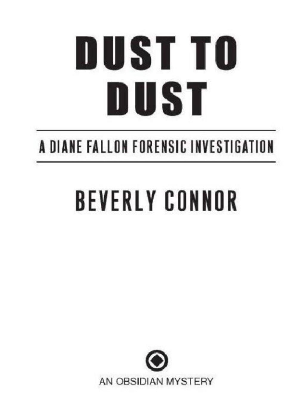 Cover of DF 07 Dust to Dust
