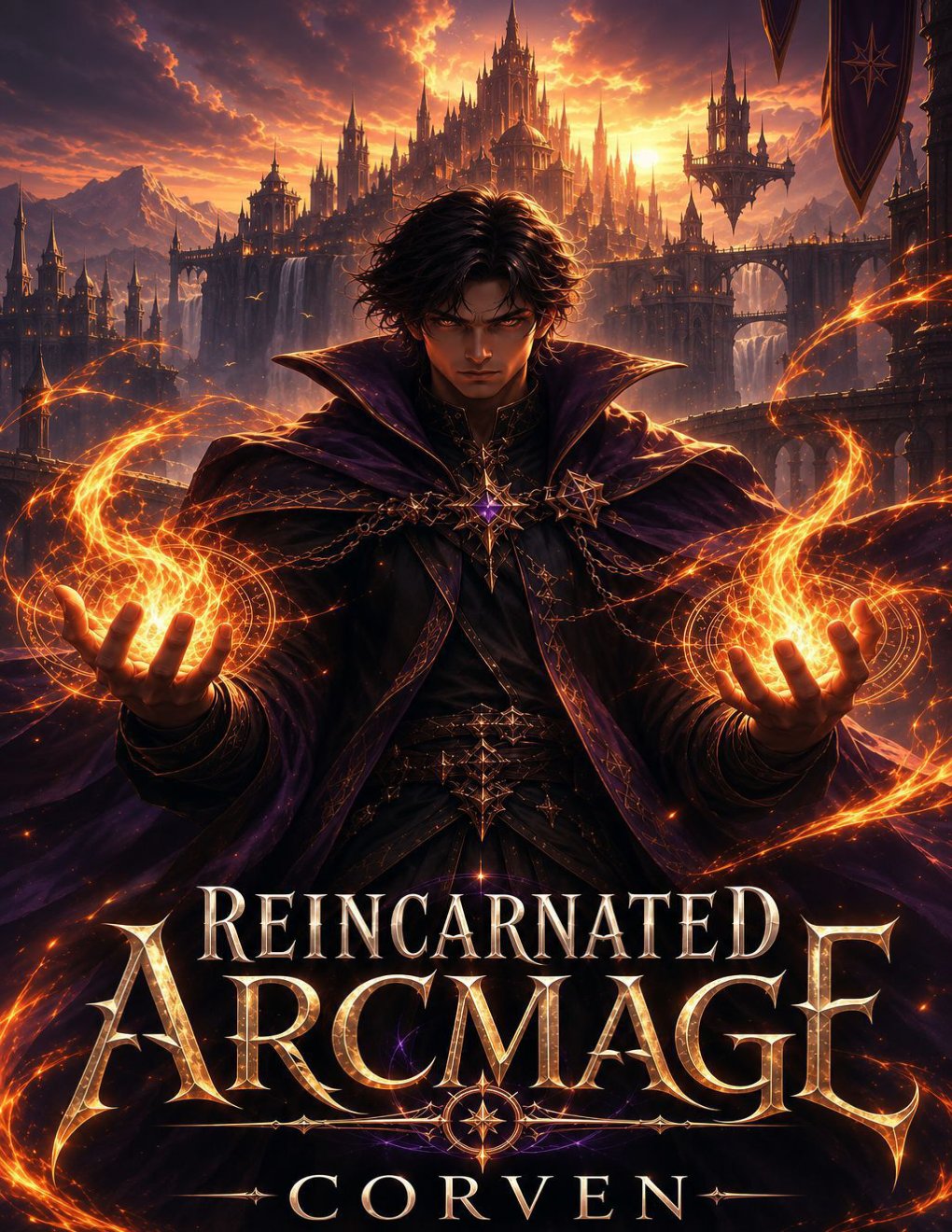 Cover of Reincarnated Archmage: A LitRPG Apocalypse Adventure