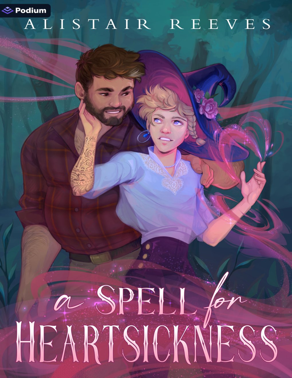 Cover of A Spell for Heartsickness: A Cozy Romantasy (The Rune Tithe Book 1)