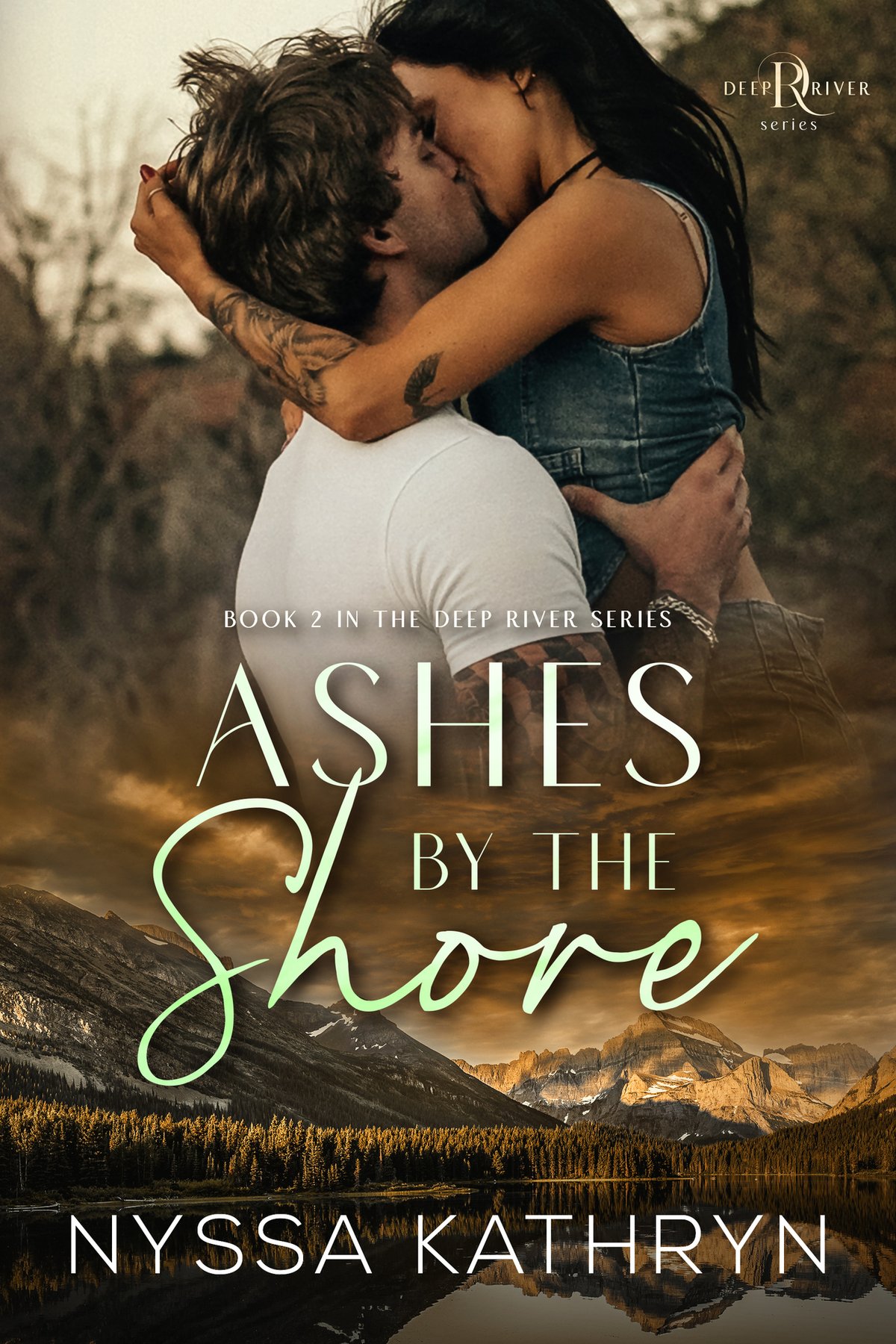 Cover of Ashes by the Shore- A Small Town, Reverse Grumpy Sunshine, Romantic Suspense (2026)