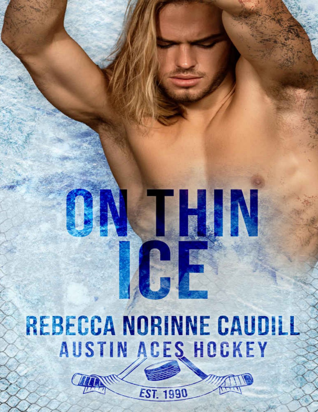 Cover of On Thin Ice: A MM Teammates-to-Lovers Age Gap Hockey Romance