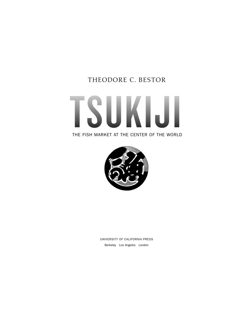 Cover of Tsukiji