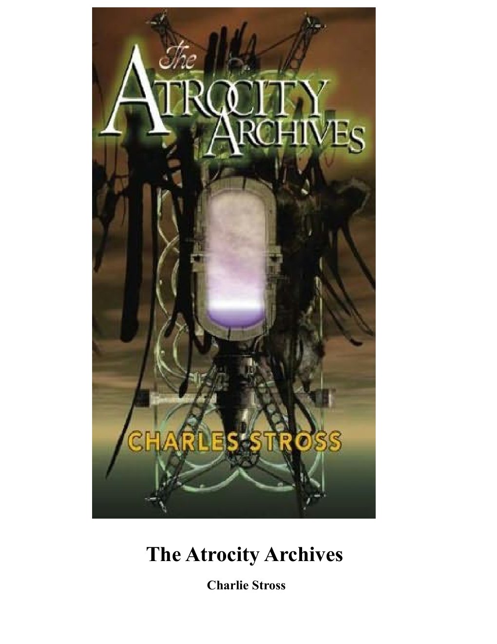 Cover of The Atrocity Archives