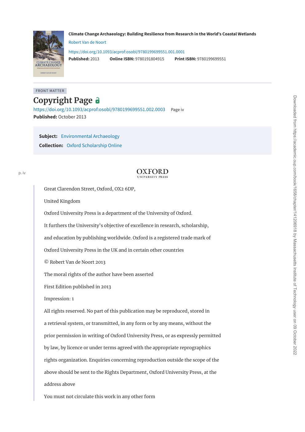 Cover of Published