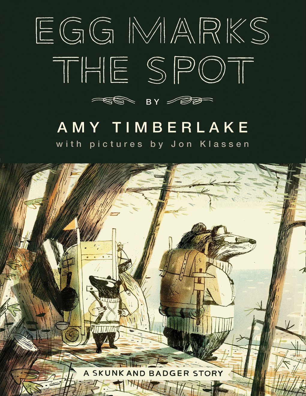 Cover of Egg Marks the Spot (Skunk and Badger 2)