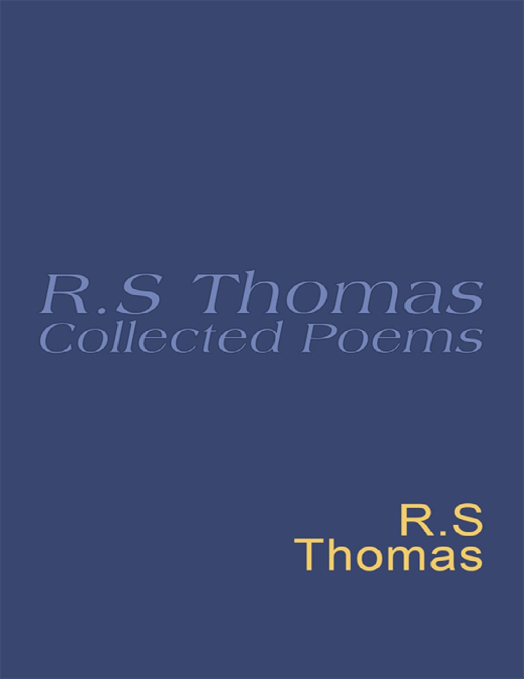 Cover of Collected Poems 1945-1990
