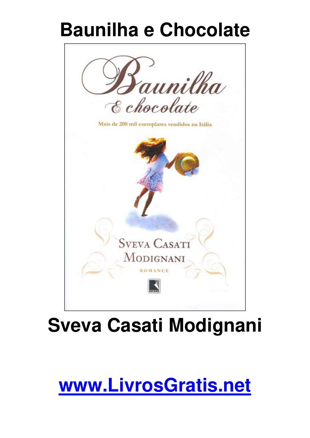 Cover of Baunilha e Chocolate