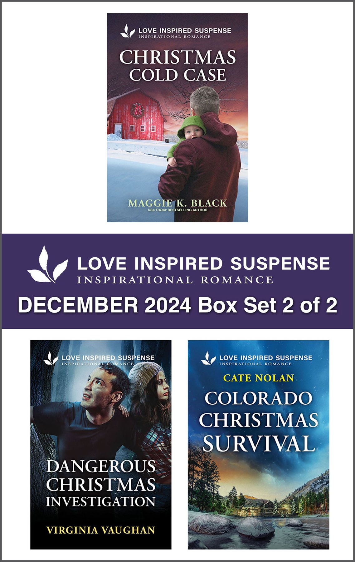 Cover of Love Inspired Suspense December 2024 Box Set 2 of 2