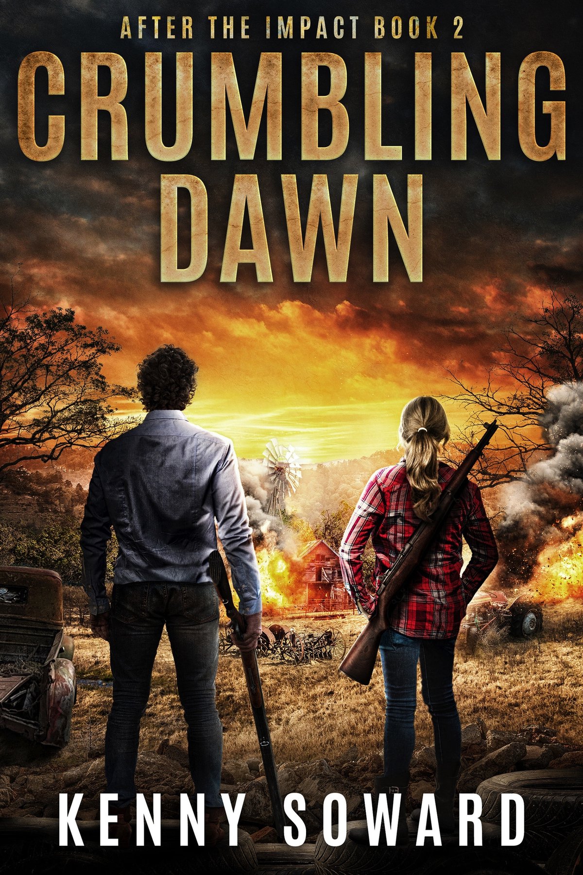 Cover of Crumbling Dawn: After the Impact Book 2: (A Post Apocalyptic Survival Thriller)
