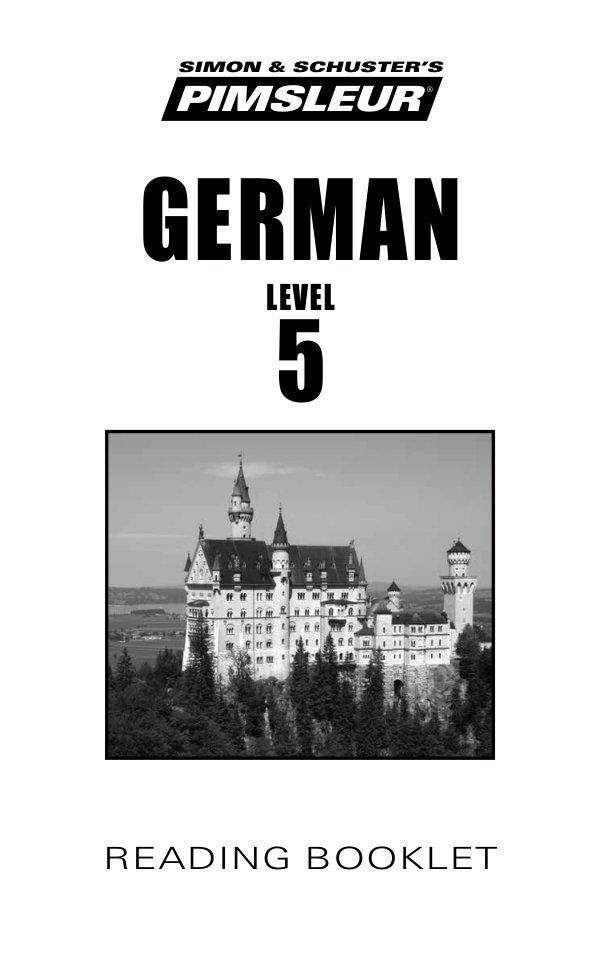 Cover of GERMAN