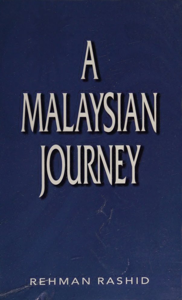 Cover of A Malaysian journey