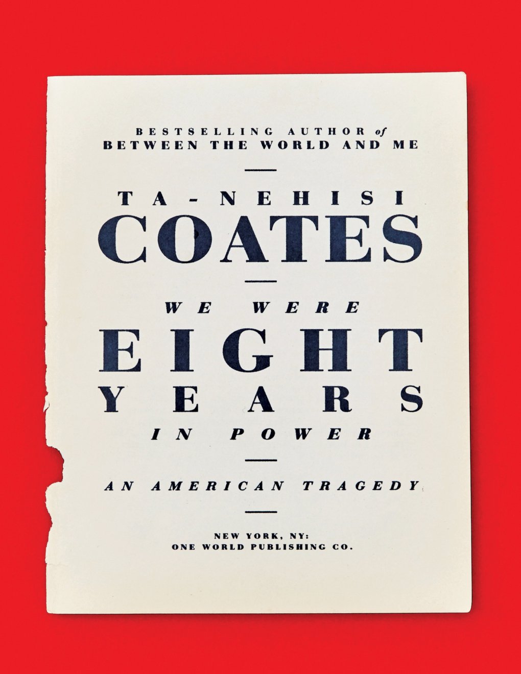 Cover of We Were Eight Years in Power