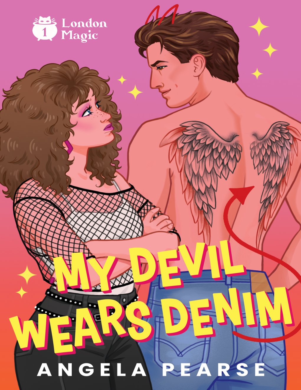 Cover of My Devil Wears Denim: A Paranormal Romcom