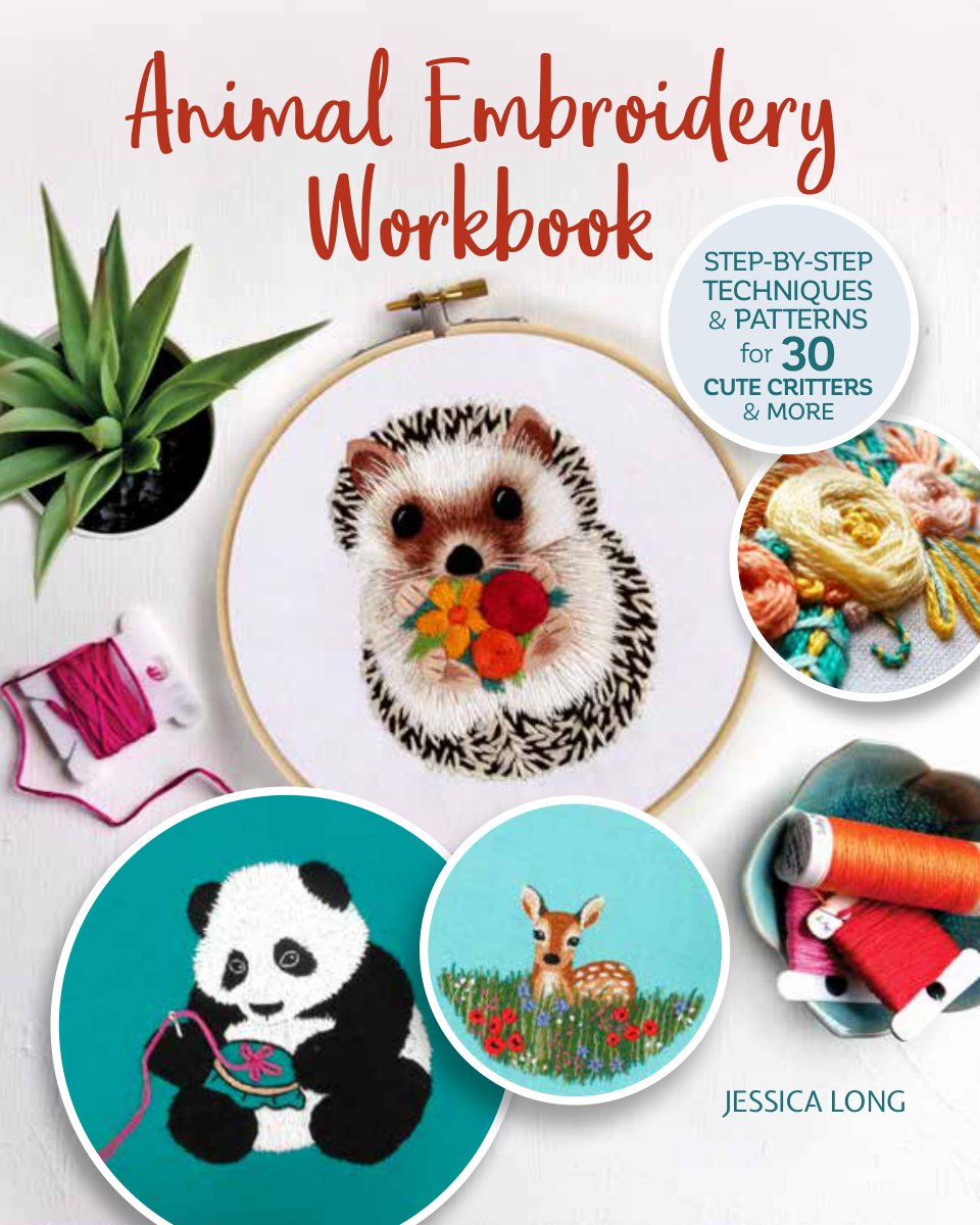 Cover of Animal Embroidery Workbook
