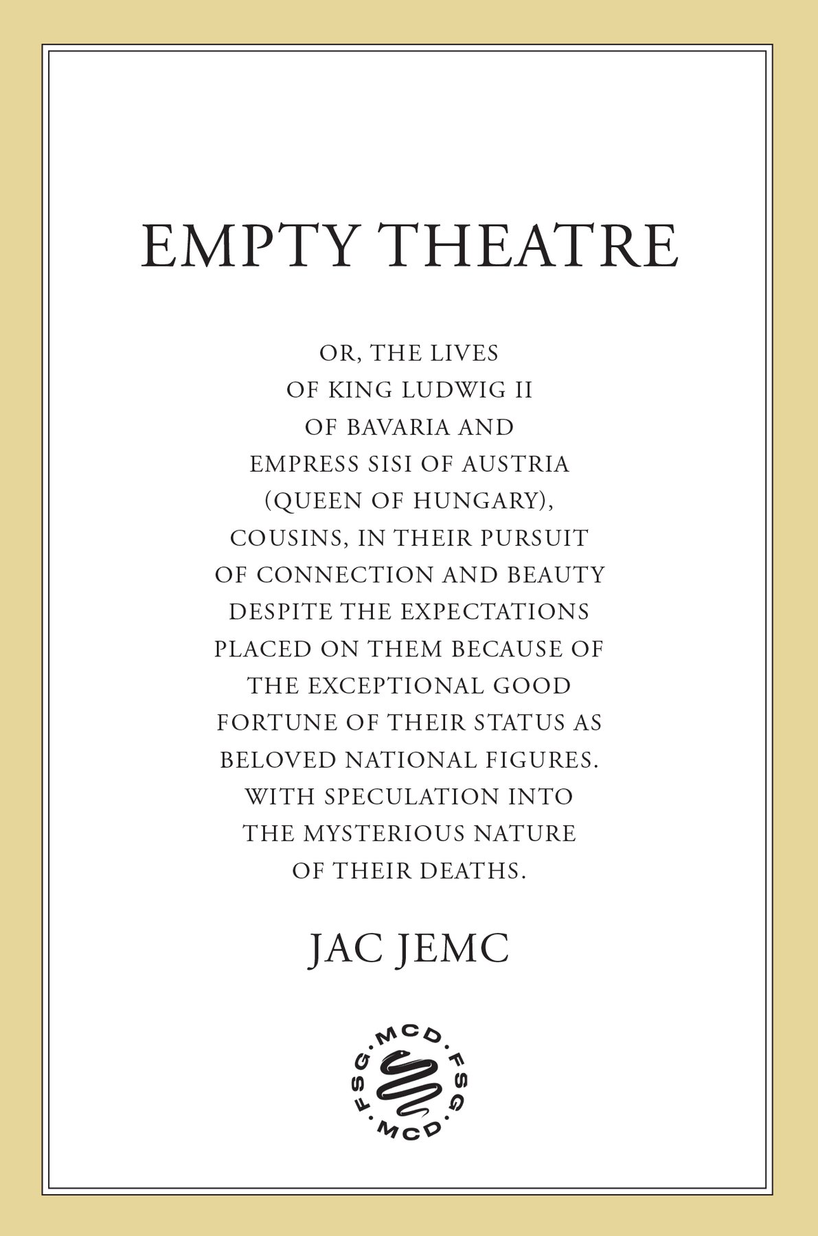 Cover of Empty Theatre