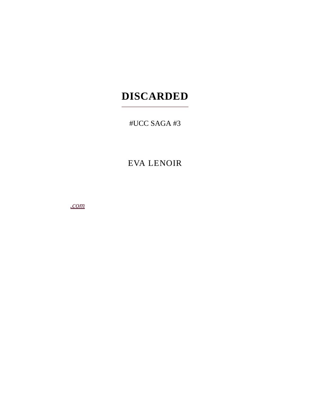 Cover of Discarded