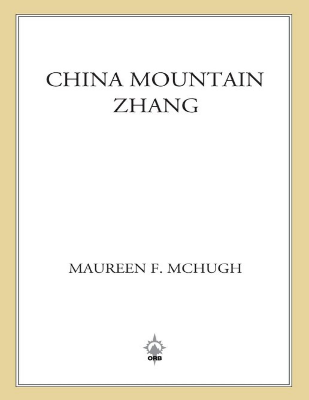 Cover of China Mountain Zhang