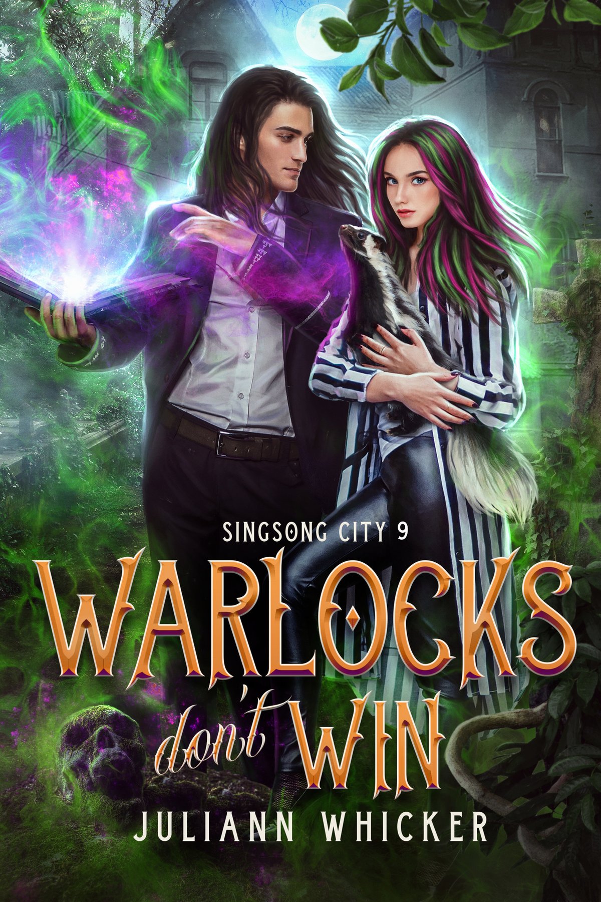 Cover of Warlocks Don't Win- An Urban Fantasy Romantic Comedy (2025)