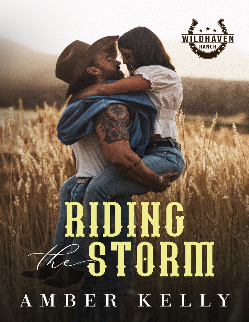 Cover of Riding the Storm: An Enemies to Lovers Small Town Romance (The Wildhaven Series Book 2)