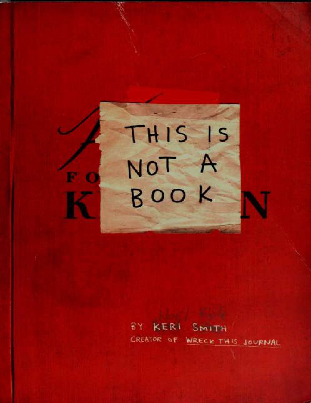Cover of This is not a book