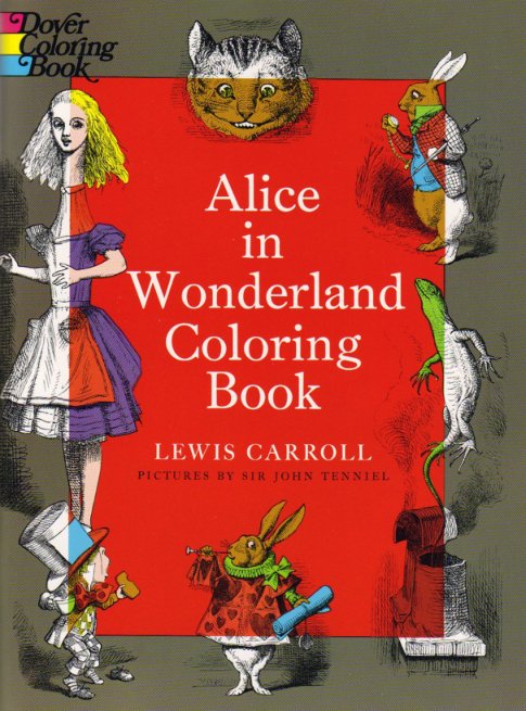 Cover of Alice in Wonderland Coloring Book