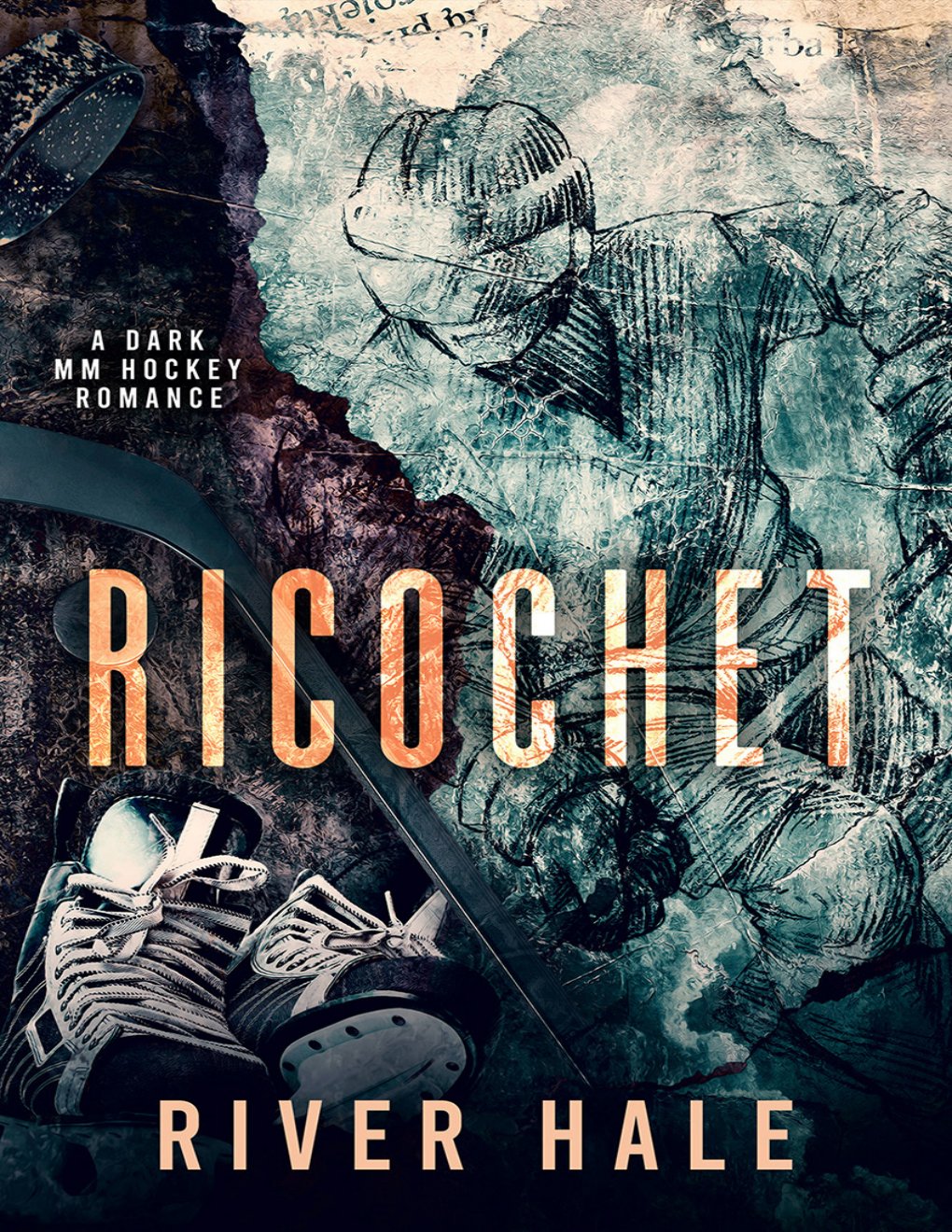 Cover of Ricochet: A Dark MM Hockey Romance