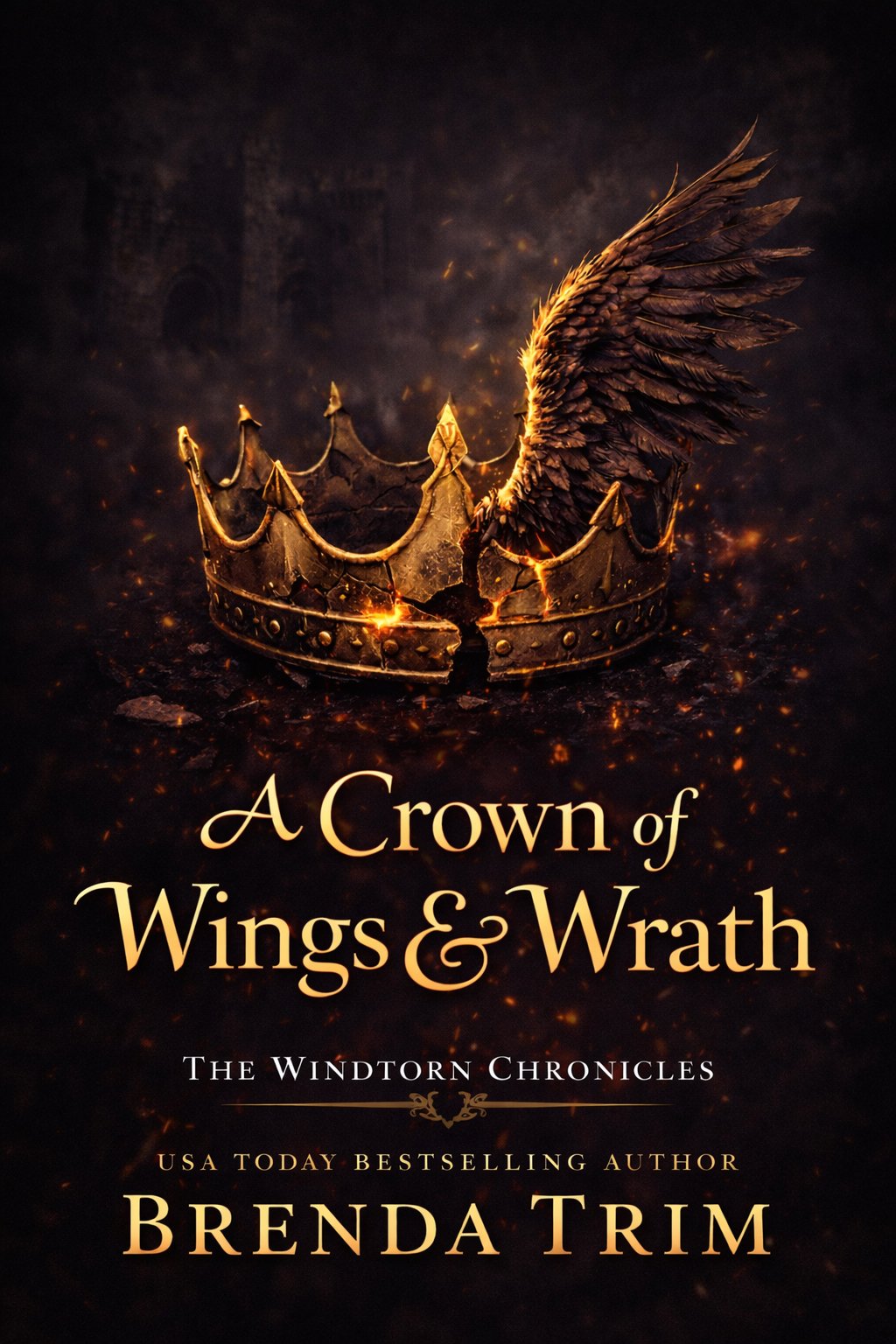 Cover of A Crown of Wings & Wrath (The Windtorn Chronicles Book 2)