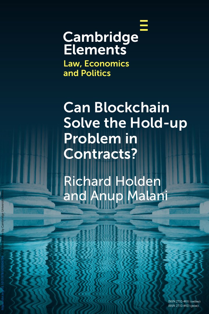 Cover of Can Blockchain Solve the Hold-up Problem in Contracts (2016)