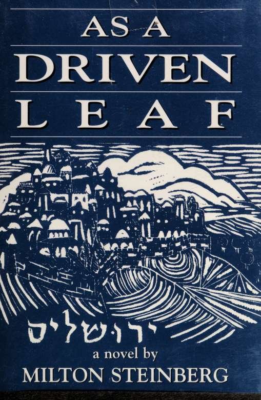 Cover of As a driven leaf (1987)