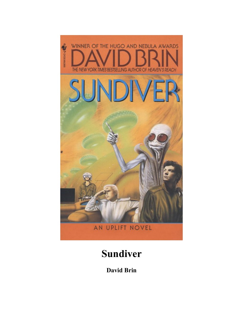 Cover of Sundiver