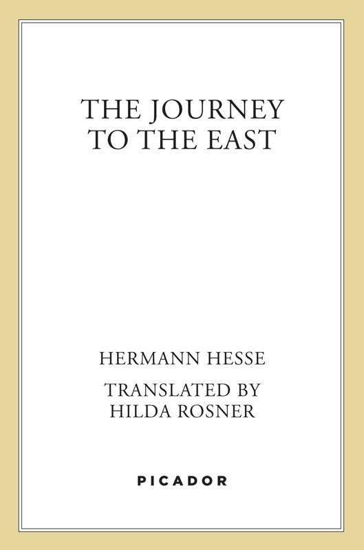 Cover of The Journey to the East