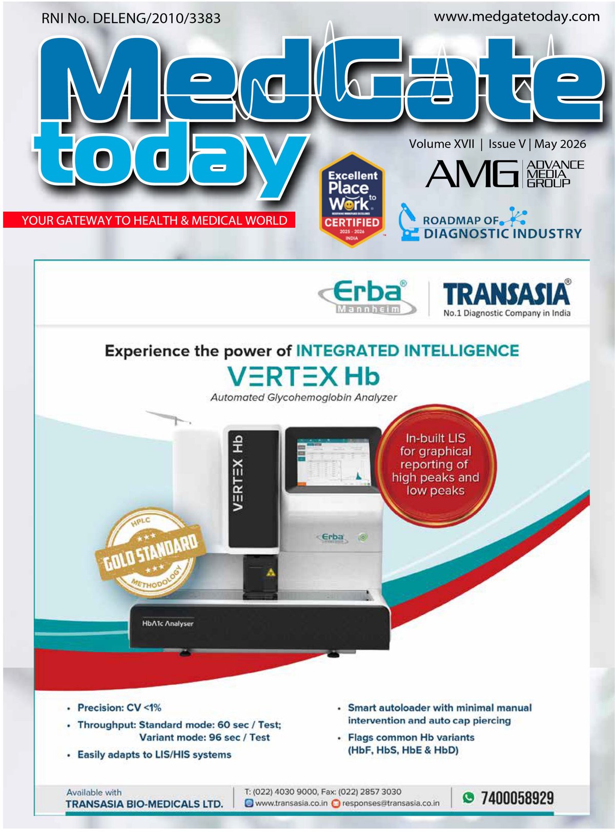Cover of Medgate Today May 2026