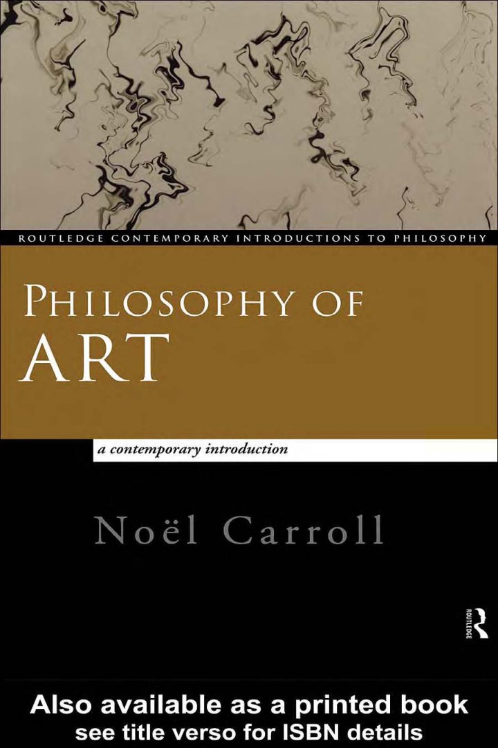Cover of PHILOSOPHY OF ARTS: A contemporary introduction