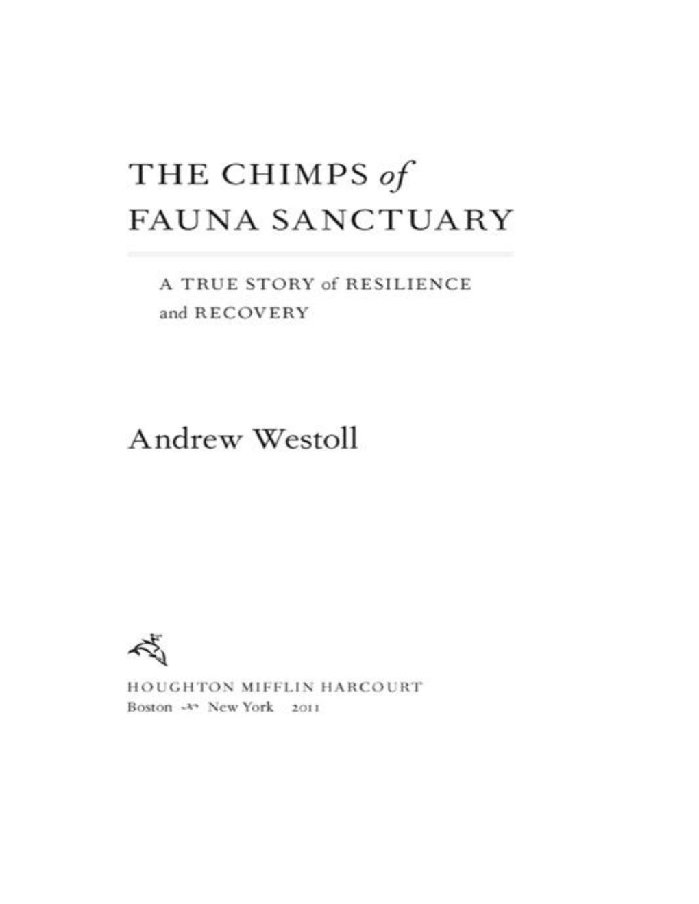 Cover of The Chimps of Fauna Sanctuary