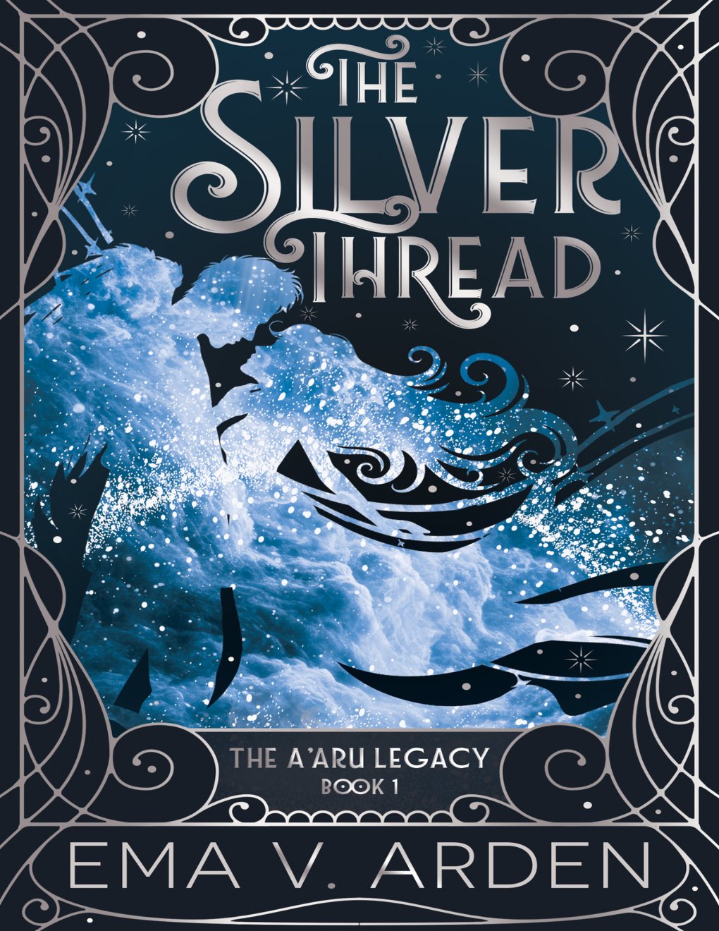 Cover of The Silver Thread: A Forbidden Love Romantasy (The A’aru Legacy Book 1)