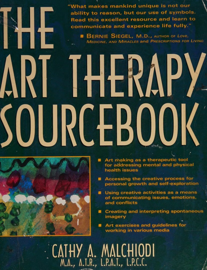 Cover of The art therapy sourcebook