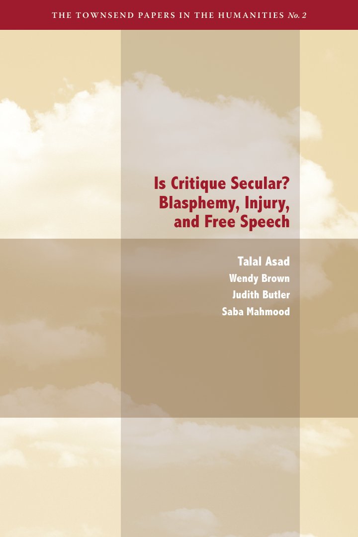 Cover of Is Critique Secular?