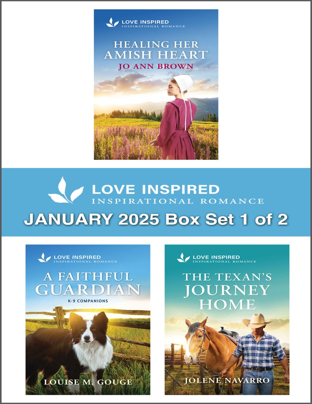 Cover of Love Inspired January 2025 Box Set 1 of 2