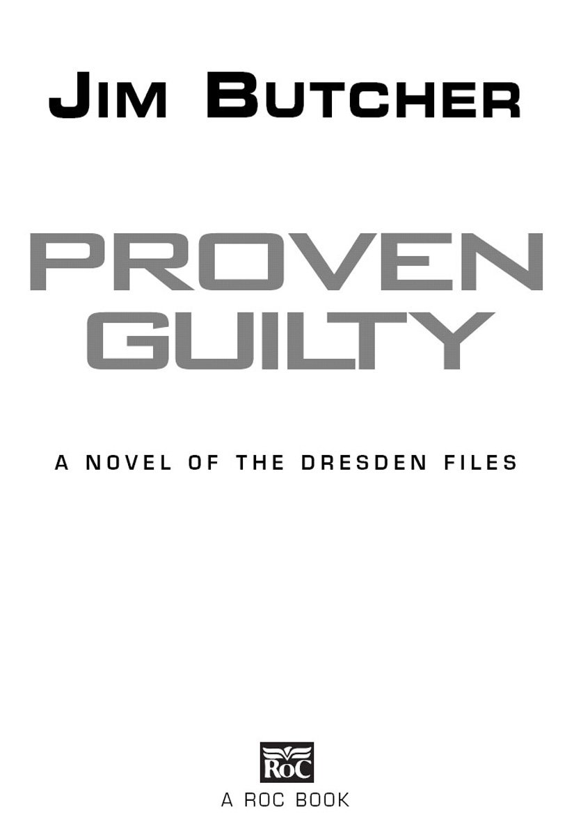 Cover of Proven Guilty (2006)