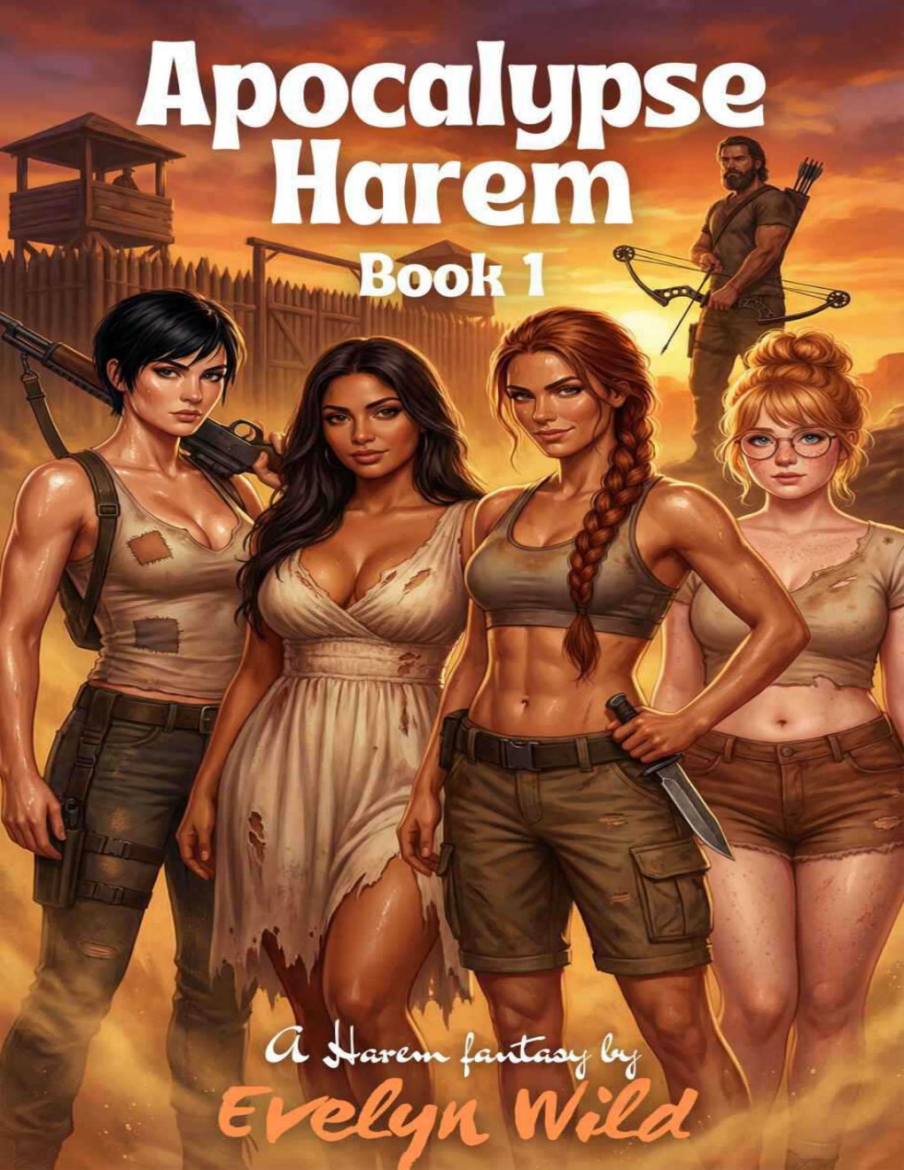 Cover of Apocalypse Harem: A Slice of Life Adventure Harem (Harem Fantasy)