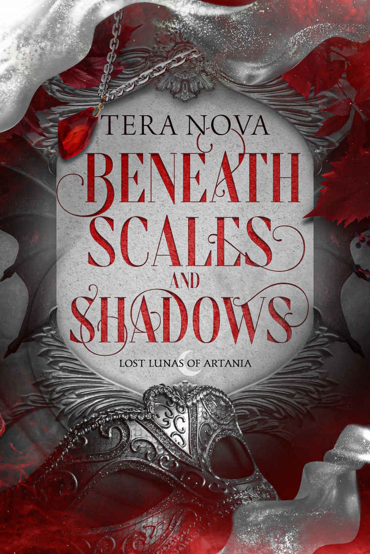 Cover of Beneath Scales and Shadows: A Fantasy Dragon Romance