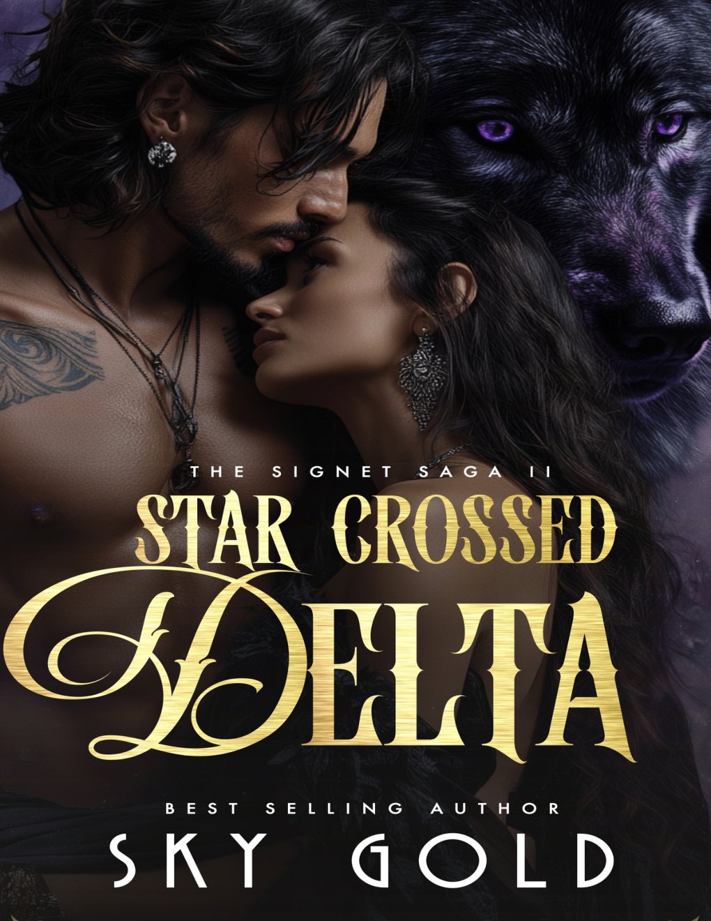 Cover of Star Crossed Delta: A Secret Bride Arranged Marriage Shifter Romance