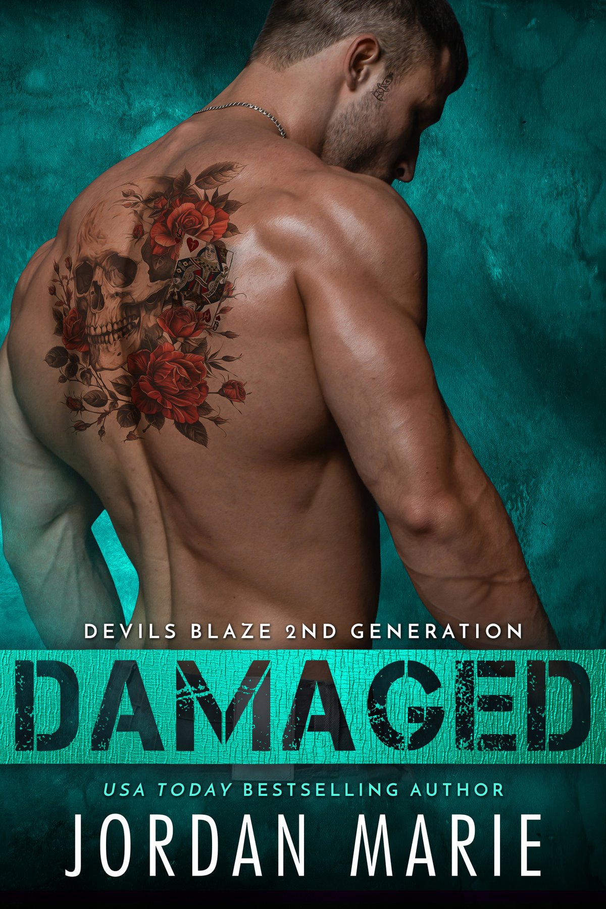 Cover of Damaged (Devil's Blaze MC - Second Generation Book 2)