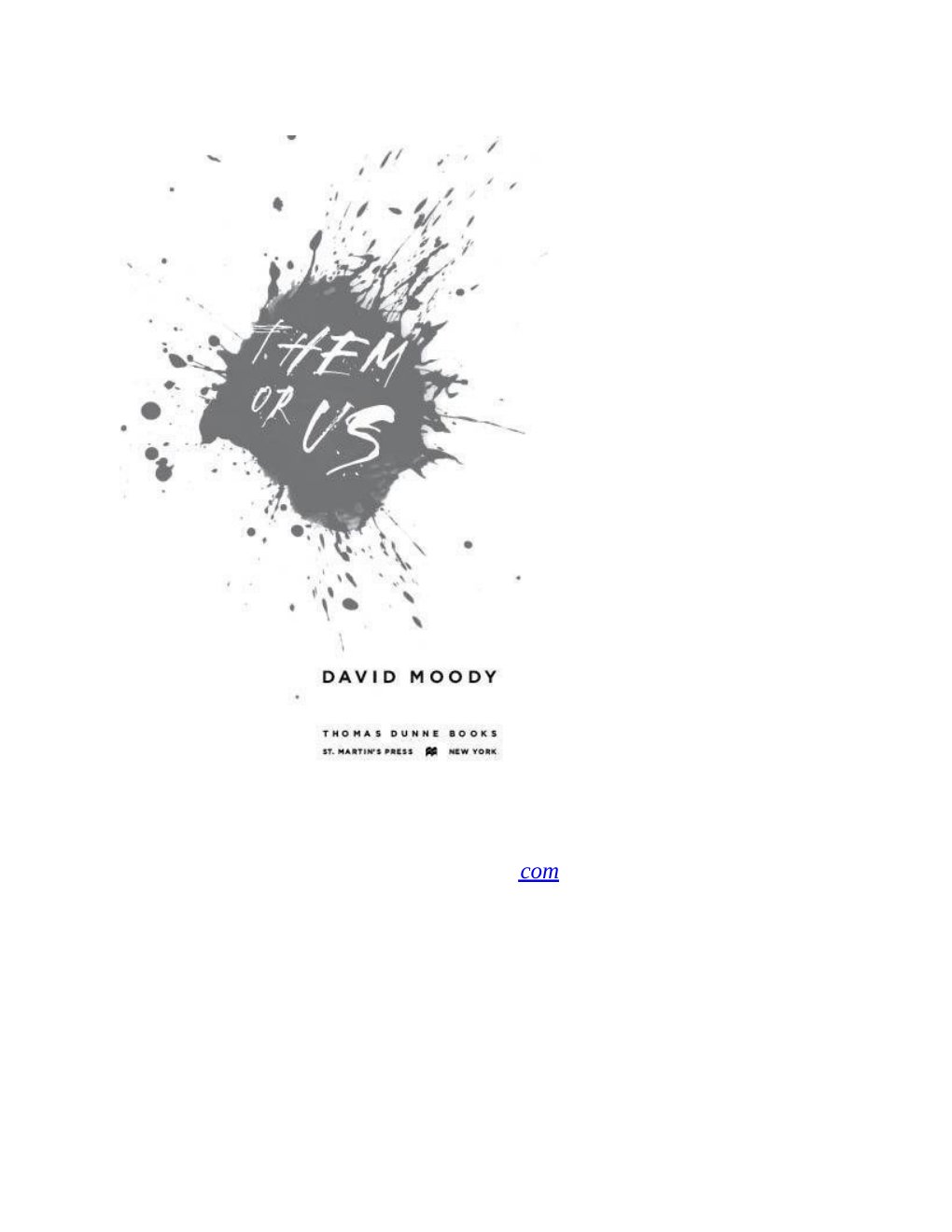 Cover of Them or Us