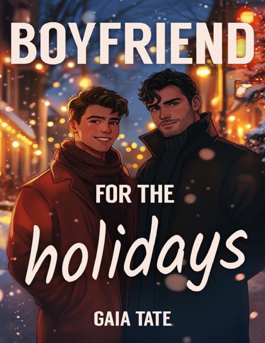 Cover of Boyfriend for the Holidays: MM Short Story Romance