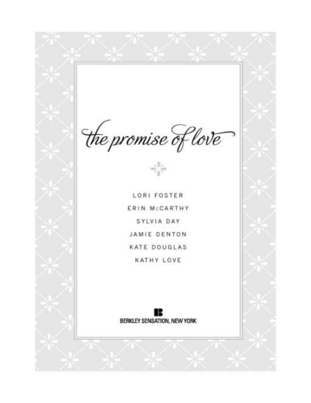Cover of The Promise of Love (2011)