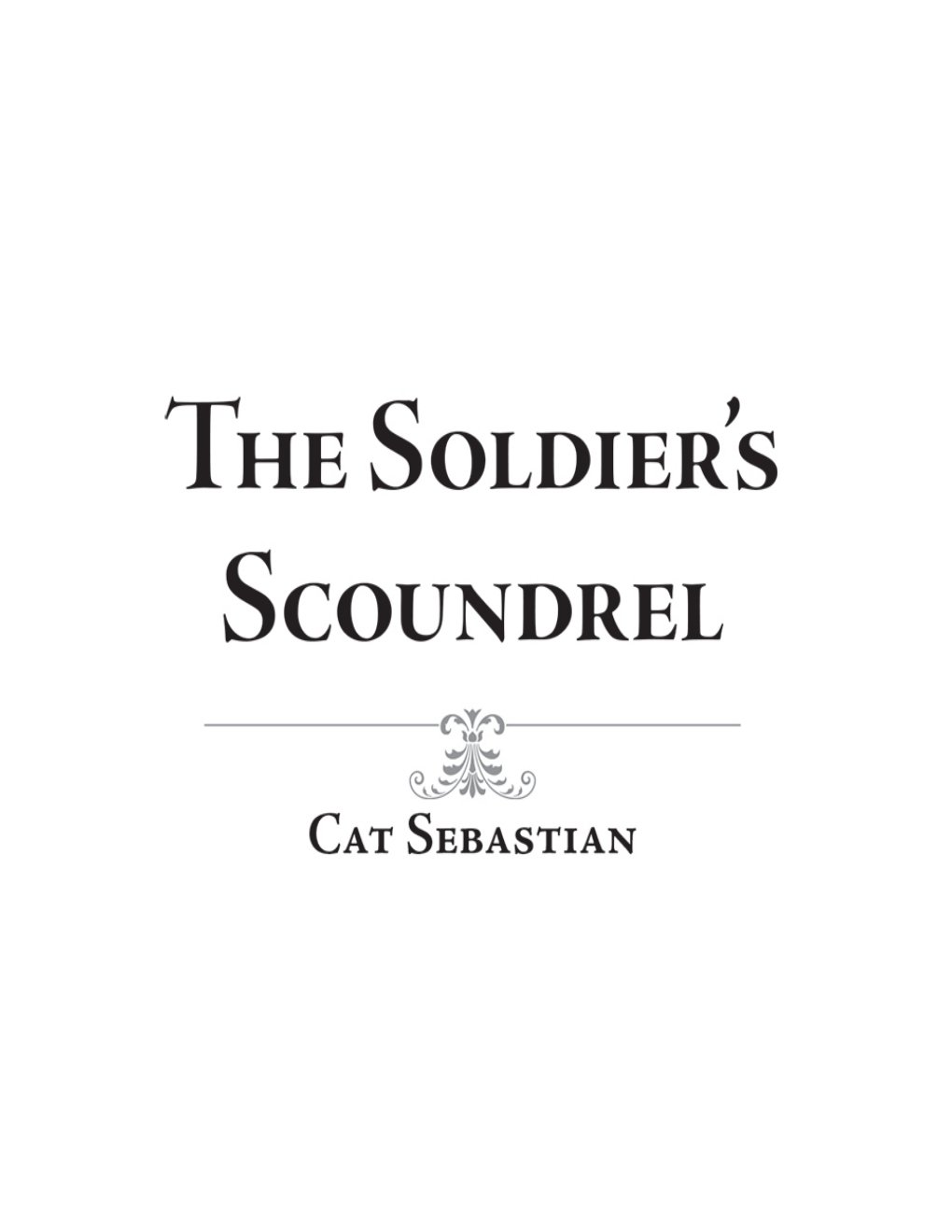 Cover of The Soldier's Scoundrel (2000)