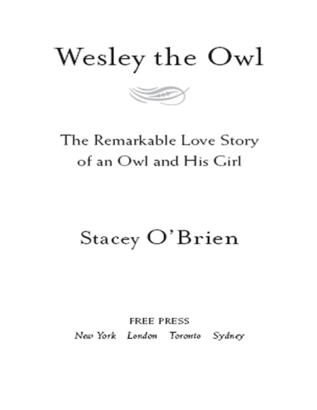 Cover of Wesley the Owl