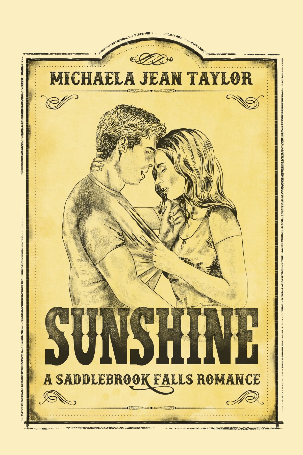 Cover of Sunshine: A Small Town Cowboy Romance (Saddlebrook Falls Book 1)