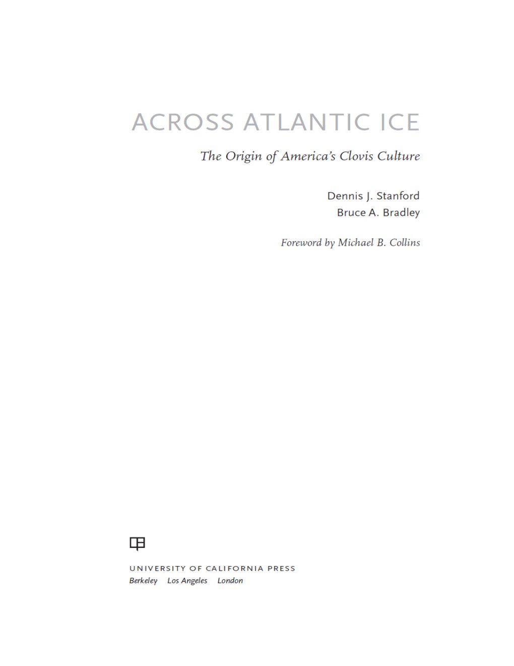 Cover of Across Atlantic Ice